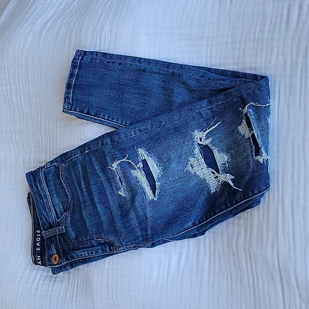 Rip and Repair Hi Rise Jegging Crop